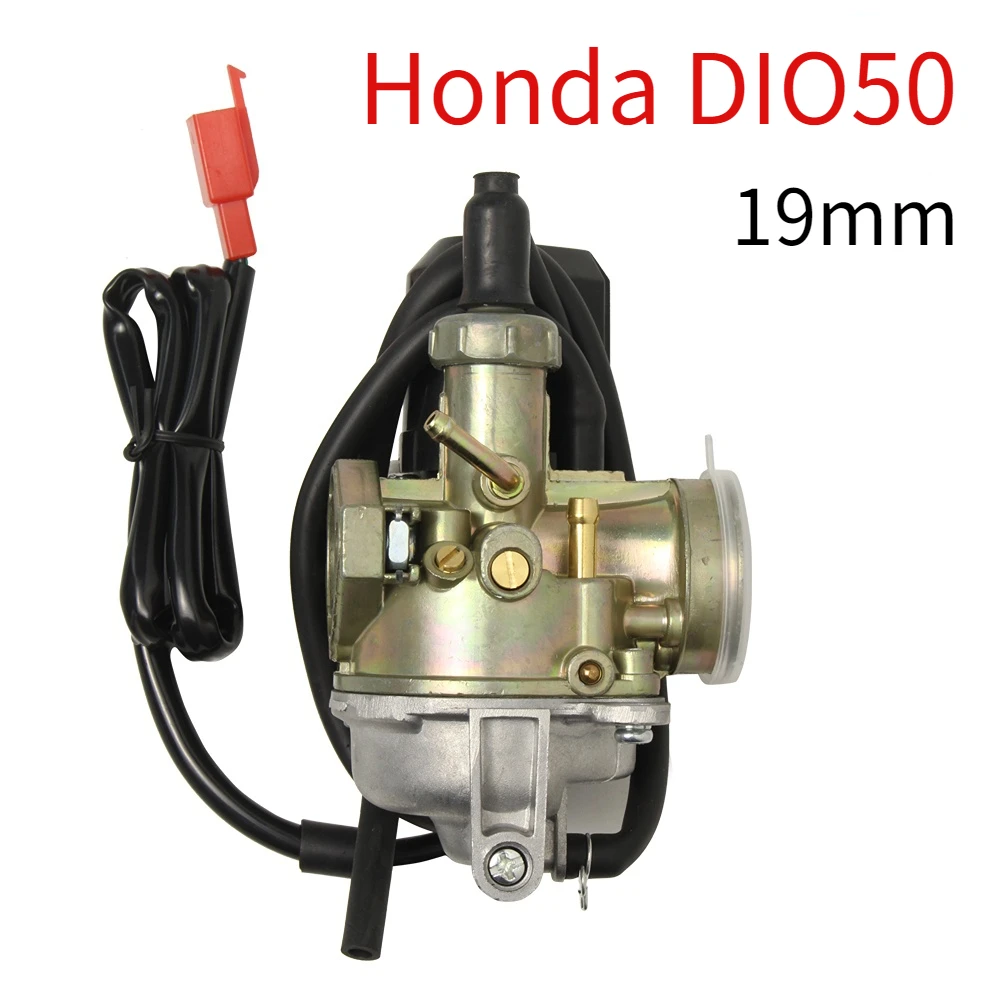 

Карбюратор для скутера Honda DIO50, 19 мм, для скутера DIO50 AF17 AF18 AF27 AF28 LEAD 90 SA50 SK50 SYM DD500 KYMCO Manboy sfx sgx sh sxr 50cc