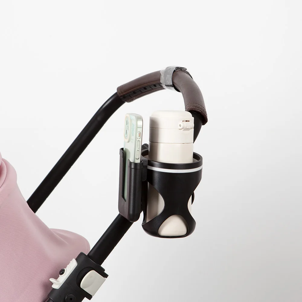 Stroller Cup Holder With Mobile Phone Support Universal Baby Carriage Rack Bicycle Water Bottle Holder Stroller Accessories