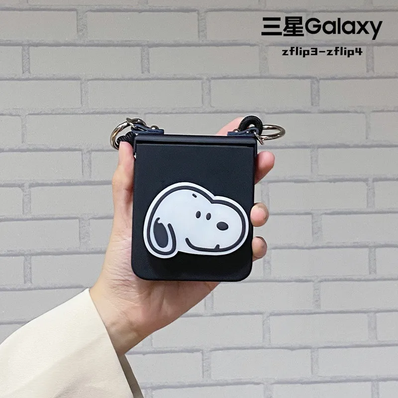 Мультяшный милый держатель-подставка с собакой кросс-боди длинный шнурок