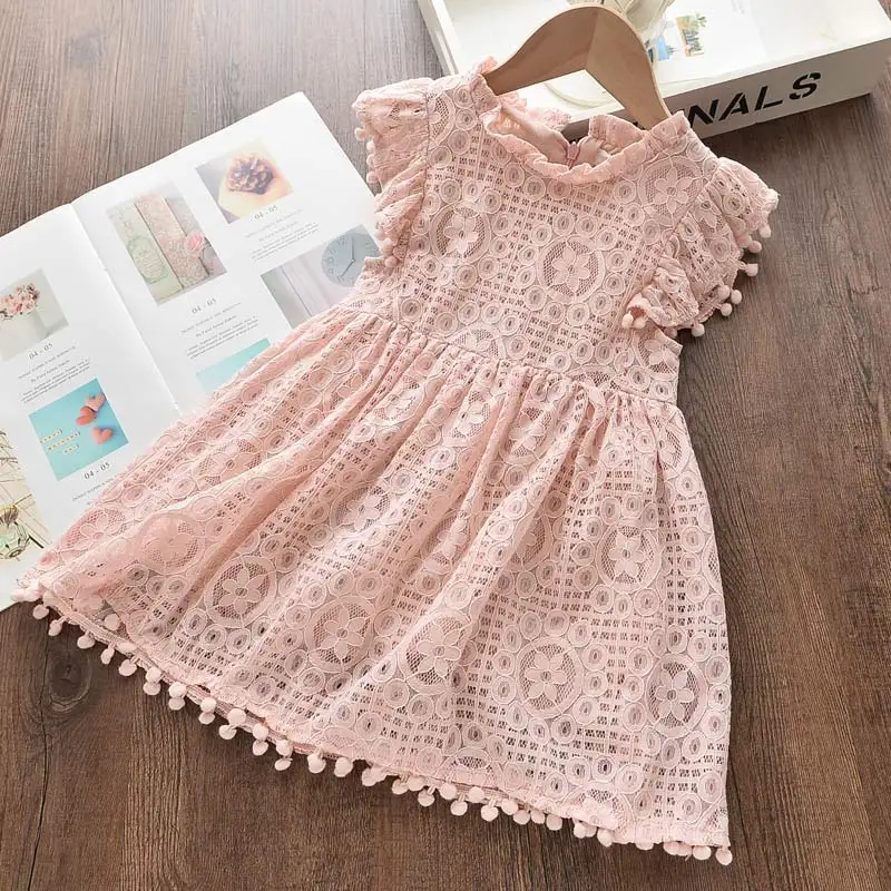 

Keelorn Girls Dress New Summer Sleeveless Casual Pincess Dresses for Girl Kids Party Flower Embroidery Dress Children's Clothes