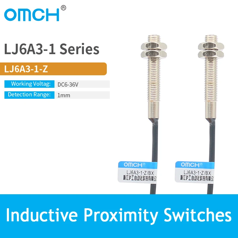 OMCH LJ6A3-1-Z/BY PNP NPN NO M6 Индуктивный переключатель с датчиком приближения sensor DC AC 12V