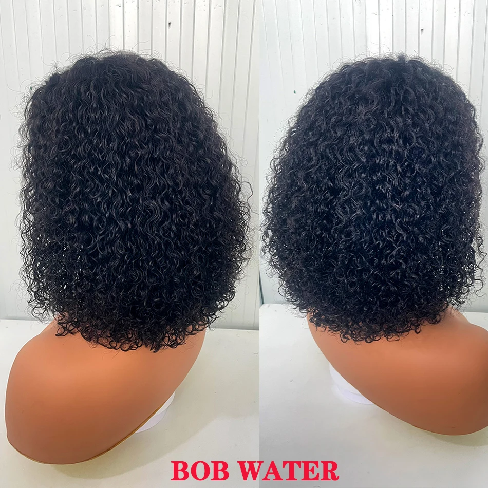 100% бразильские волосы волнистые вьющиеся HD бесклеевые парики на сетке для черных