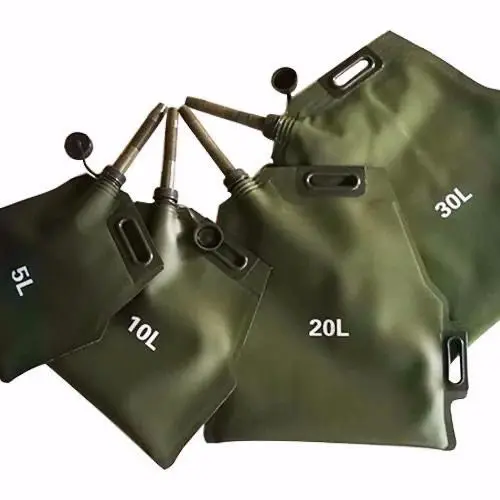 

5L 10L 20L 30L Portable Car Motorcycle Soft Oil Bag Airbag Off-Road Gas Tank Spare Oil Storage Fuel Tank Gasoline Drum