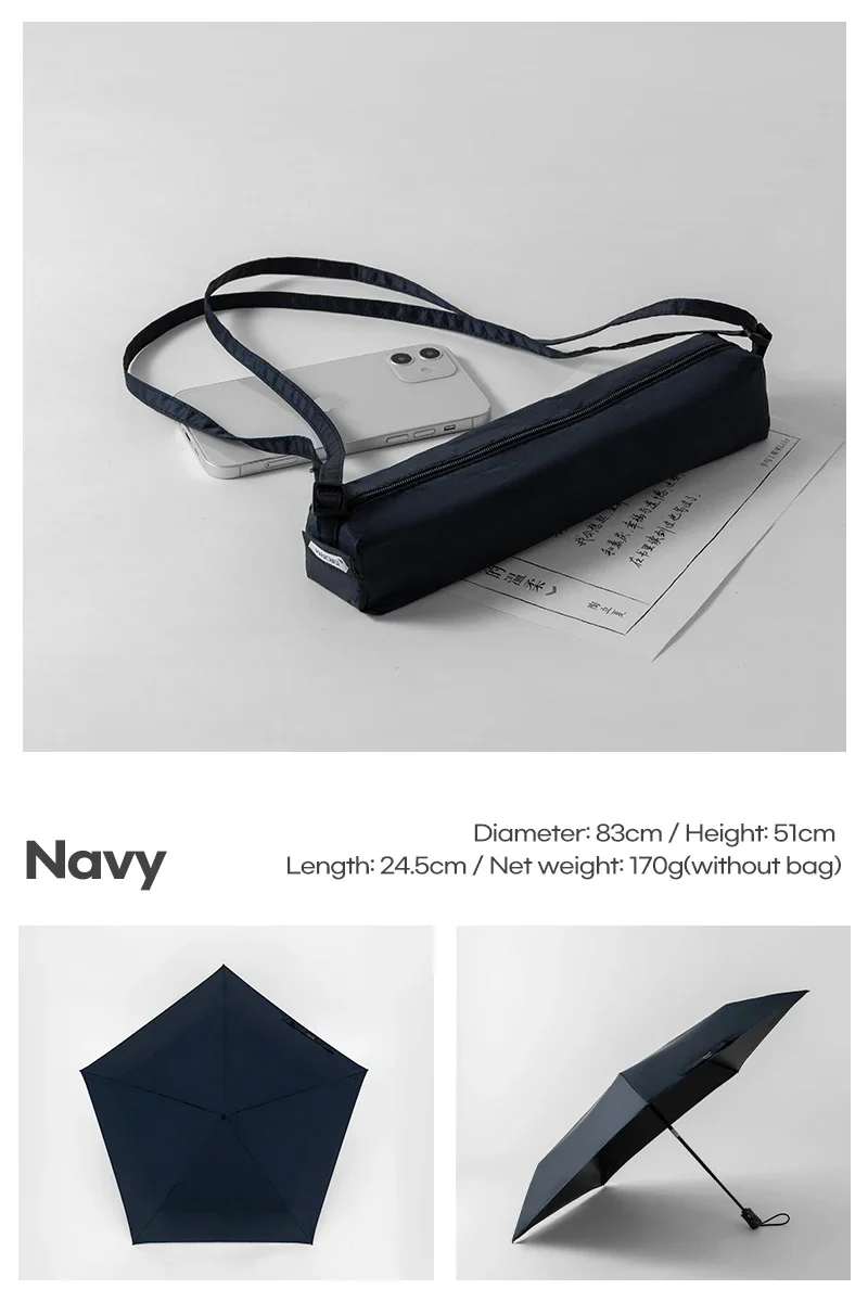 

Портативный автоматический зонт для покупок, легкий зонт от солнца, складной зонт от солнца с защитой от ультрафиолета, маленький карманный зонт для женщин