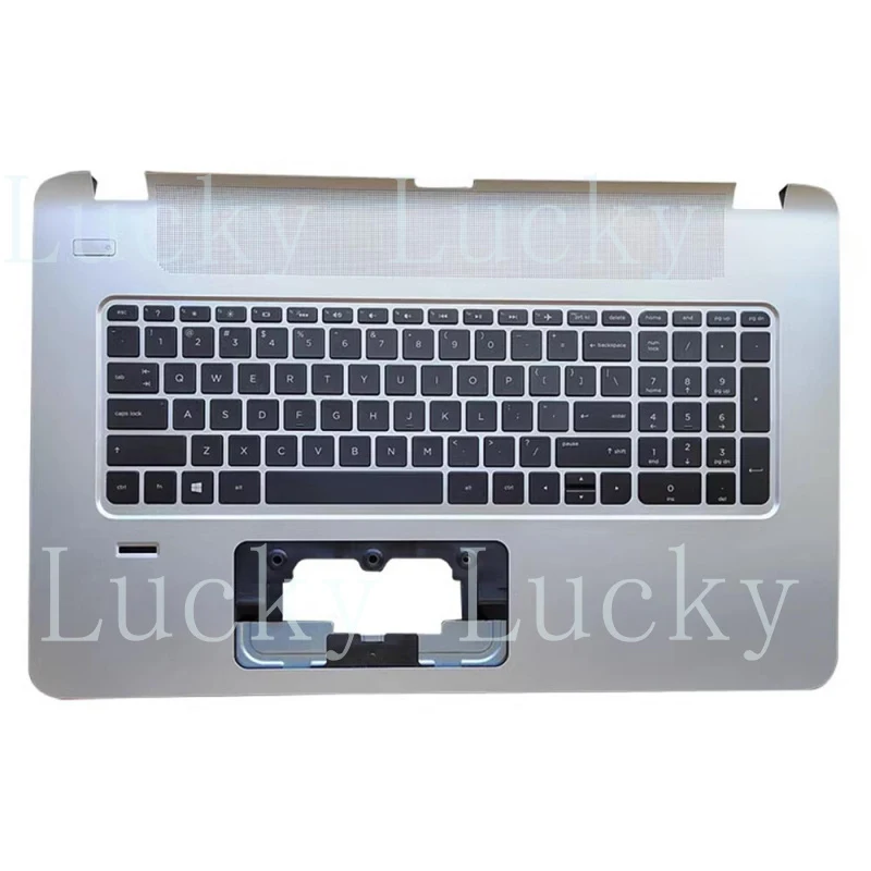 Фото Подставка для рук (палмрест) для HP Envy 17-k, 17t-k, 17-K, TPN-Q141/144 с отверстиями для клавиатуры и сканера отпечатков пальцев №1