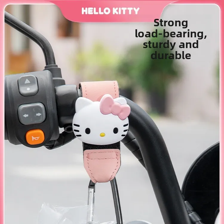 Фото Крючок для подголовника автомобиля Sanrio, пластиковый, для заднего сиденья, двойной, с высокой нагрузочной способностью, из сплава, для электромобилей №2