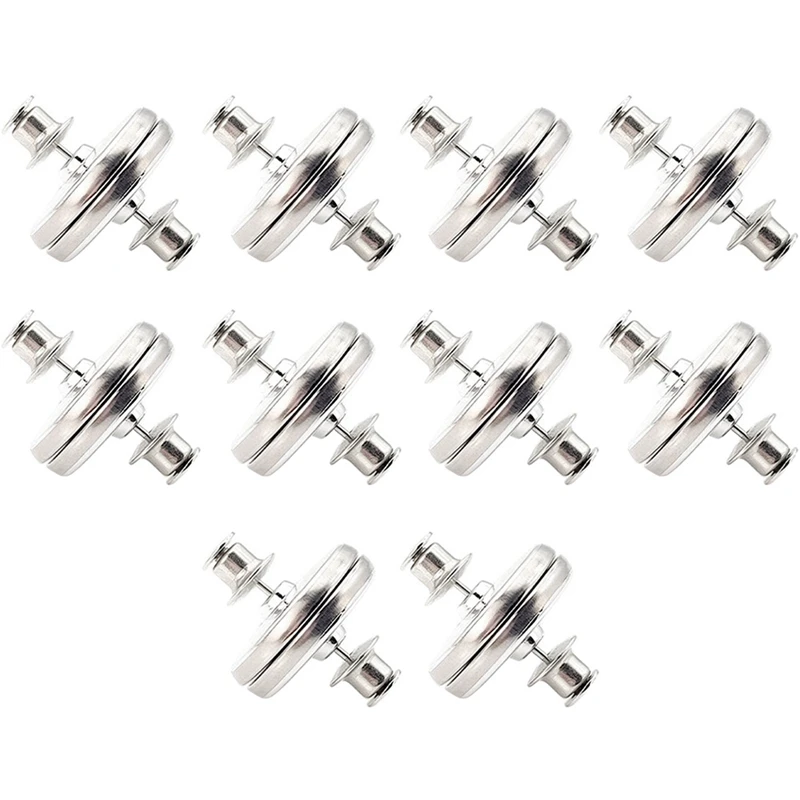 

Metal Magnetic Curtain Button Holder Detachable Window Screen Magnet Buckle Lightproof Room Curtains Closure Clip 10Pc