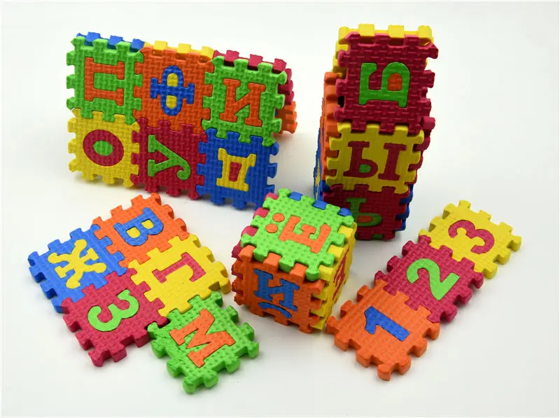 36 шт./партия детский коврик-пазл из пены