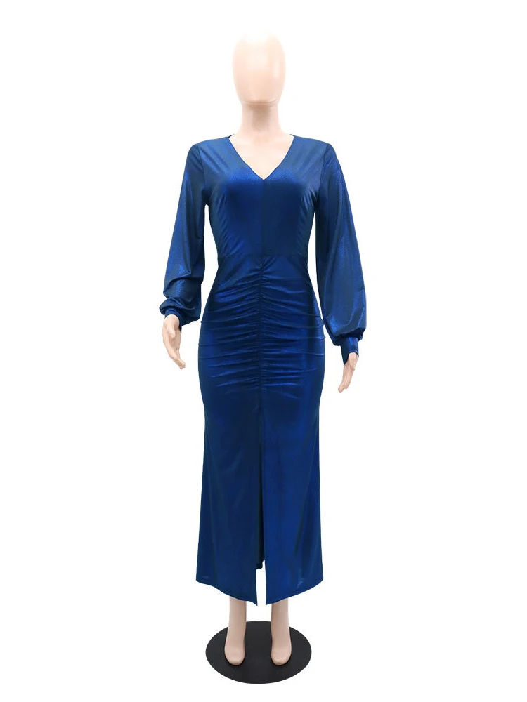 Элегантные вечерние платья длинное пикантное платье с глубоким V-образным