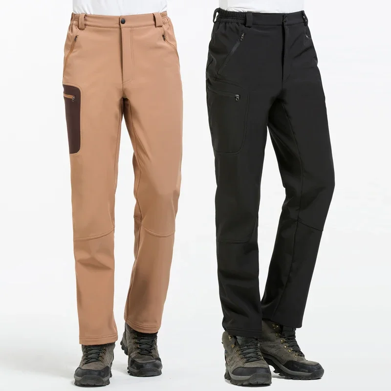 Новые мужские толстые флисовые мягкие брюки NUONEKO походные для кемпинга уличные