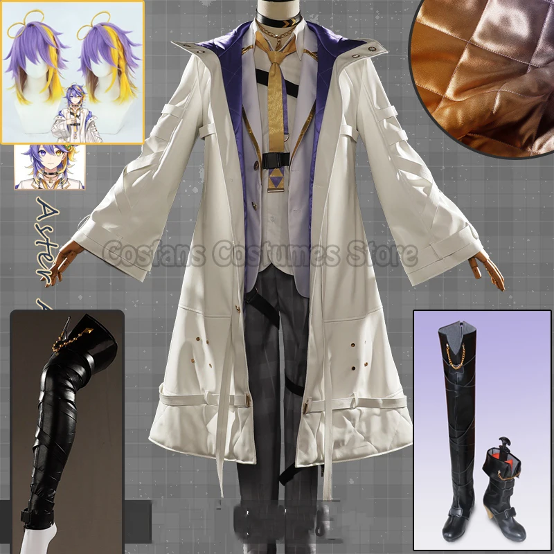 

Аниме Vtuber Nijisanji ILUNA Aster Arcadia игровой костюм красивая униформа косплей костюм сапоги Хэллоуин