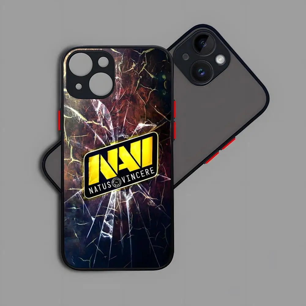 Чехол для телефона Natus Vincere Navi матовый прозрачный 16 15 IPhone 12 11 13 14 Pro Max 8 Plus задняя
