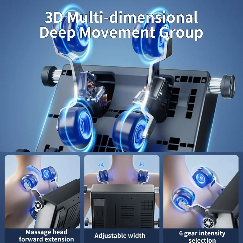 Массажное кресло 3D расслабляющий стул с двойной дорожкой и воздушной подушкой