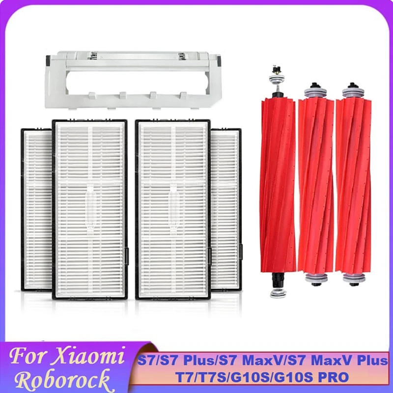 

8PCS for Xiaomi Roborock S7, S7+,S7 MaxV, S7 MaxV Plus, T7,T7S,G10S,G10S PRO Robot Vacuum Cleaner Accessories