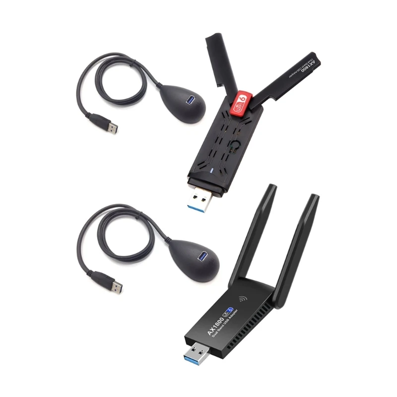 

WiFi 6 USB Adapter AX1800 2.4G/5GHz Wireless Network Card USB AX1800H