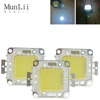munlii 3pcs high brightness led beads chip 10w 20w 30w 50w 100w led cob chip white warm white for diy flood light spotlight
