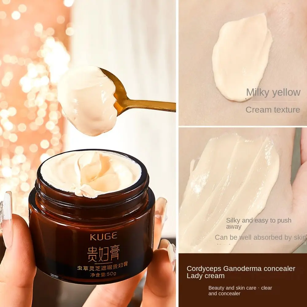 Кордицепс-консилер глянцевый Ganoderma Fade Fine Lines женский крем для лица увлажняющий