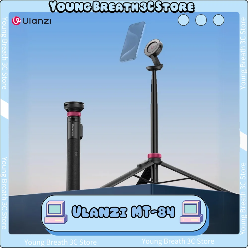 Ulanzi MT-84 1 53 м магнитная палка для селфи штатив беспроводной Bluetooth удаленный