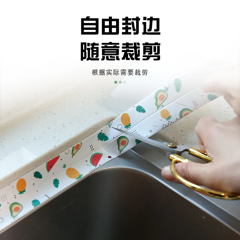 

For Bathroom Kitchen Accessories Shower Bath Sealing Strip Tape Caulk Strip Self Adhesive Waterproof Wall Sticker Sink Edge Tape