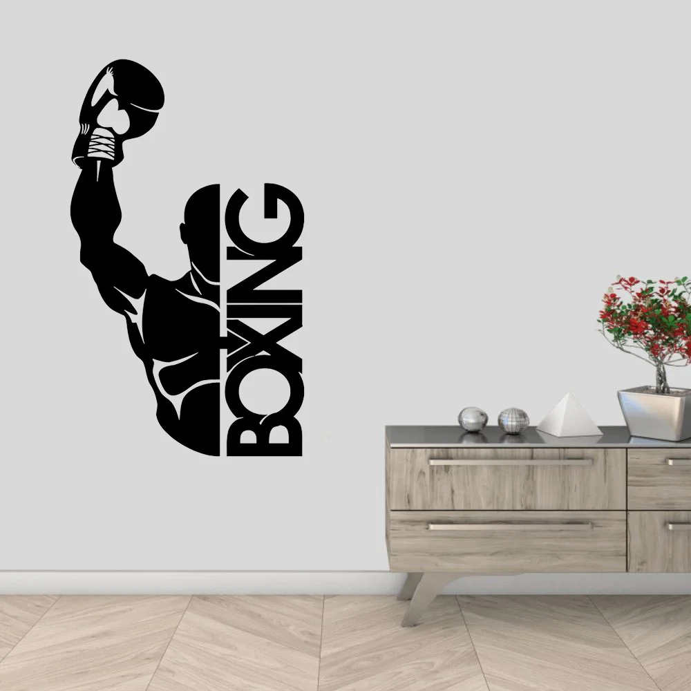 

Новая наклейка на стену для фитнеса в виде бокса