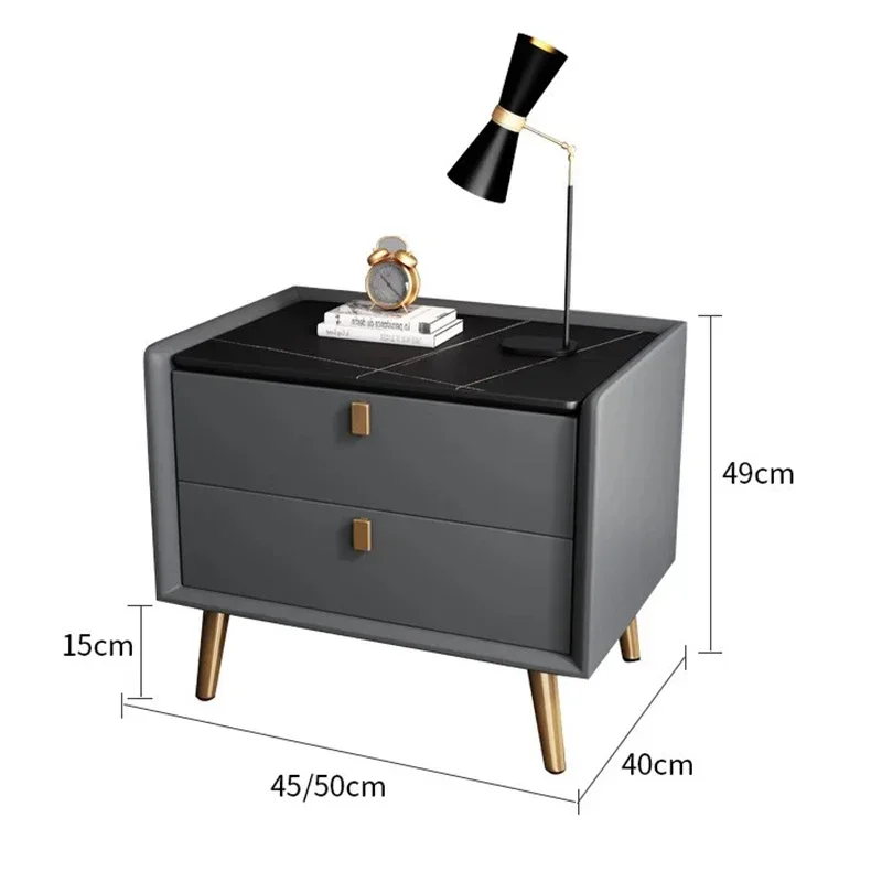 Открытые шкафы стол выдвижной ящик прикроватный столик в скандинавском стиле