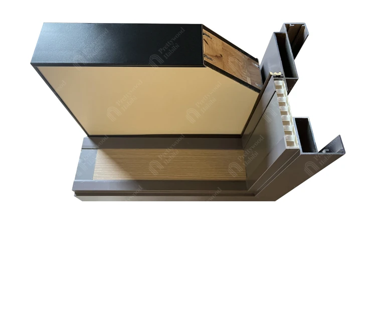 Prettywood Door Color Образец Маленькая дверь Полный комплект Аппаратная модель для