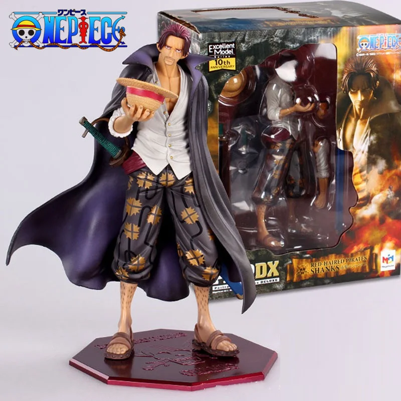 

Фигурка Аниме One Piece Shanks, 25 см, статуэтка из ПВХ с красными волосами, коллекционная кукла, декоративные игрушки для детей, подарок
