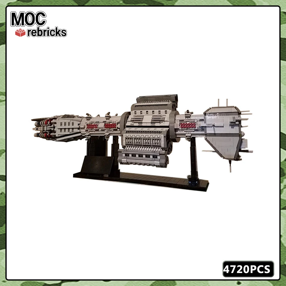 MOC Серия Космической Войны Агамемнон Тяжелое Огнестрельное Оружие Модель Строительных блоков Креативные Детские Игрушки Хобби Подарки на Праздники.