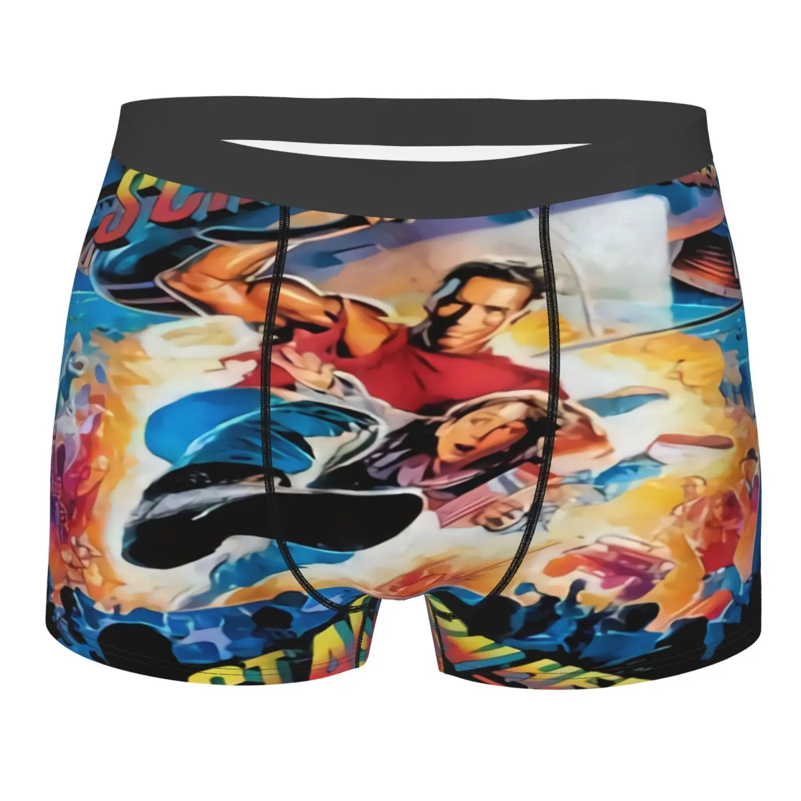 

Плакат последнего экшн-героя, мужские трусы, мужское нижнее белье из полиэстера для девушек и мужчин, мужские трусы из полиэстера