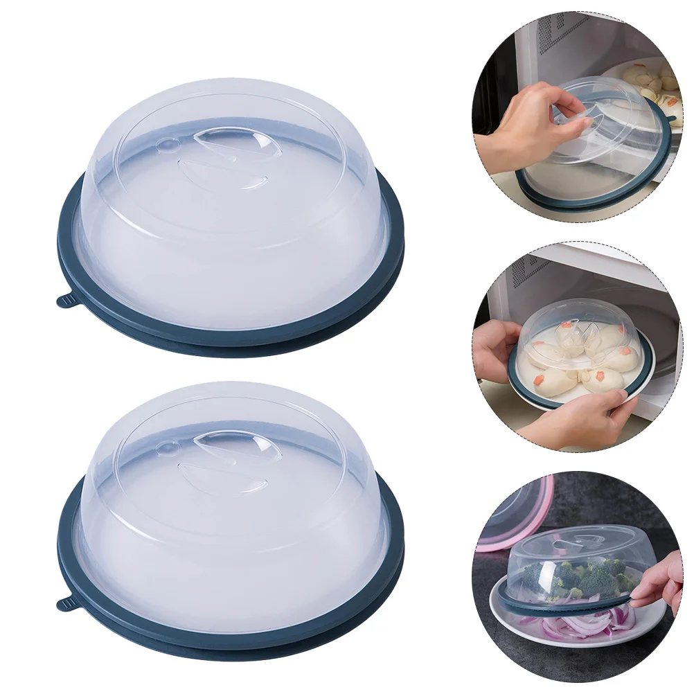 

Covercovers Microwave Display Cake Dome Keeping Dessert Fresh Protector Clear Splatter Dish Guardtable Plate Oven Reusable