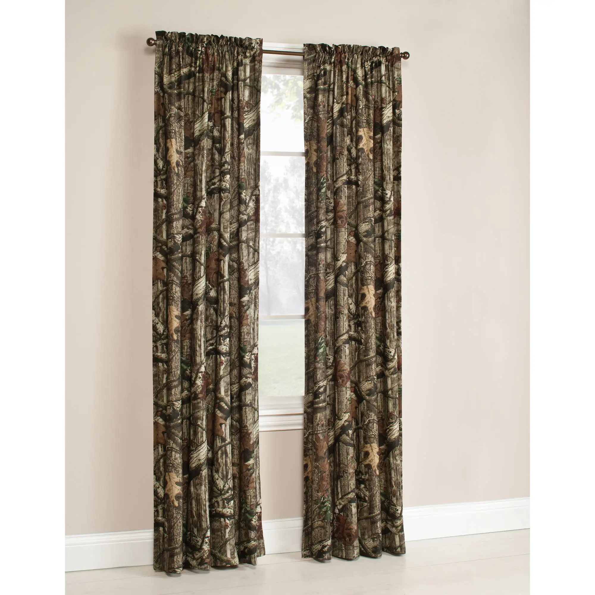 

Break-up Infinity Camouflage Print Curtain Pair, 84 inch, Set of (2)