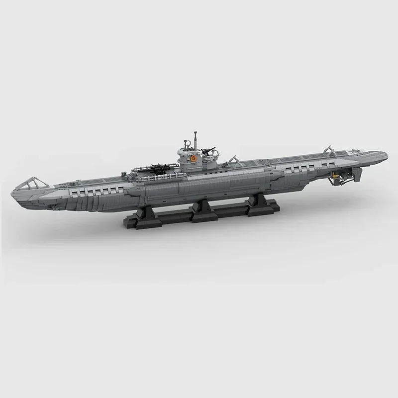 Moc строительные кирпичи, военная модель, U-лодка, тип VIIC, военный корабль, технология, модульные блоки, подарки, игрушки, наборы «сделай сам», сборка, Рождество (art.: 3920d2da79aa8) - 3920d2da79aa8