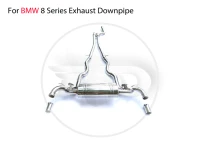 hmd stainless steel material exhaust system performance catback for bmw 840i auto modification electronic valve muffler