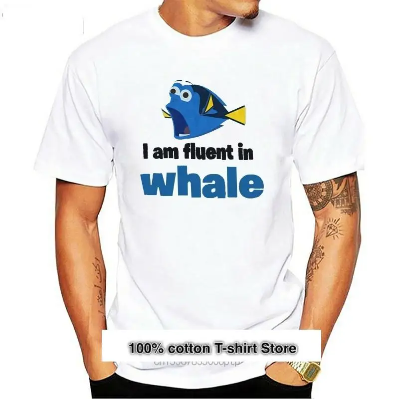 

Camiseta de dibujos animados para hombre, camisa Unisex de moda, I Am fluid in Whale Talking Dory Image