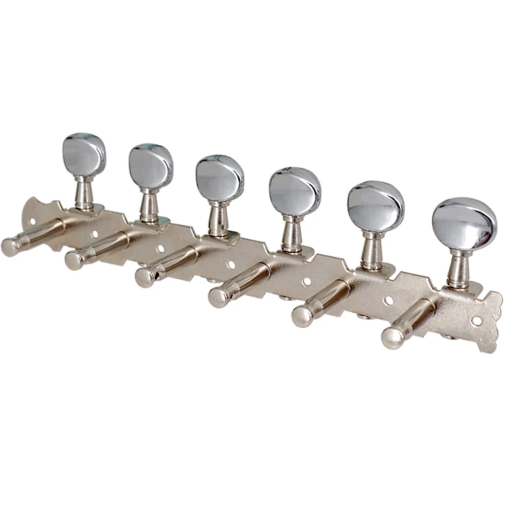 12-String Acoustic Guitar Tuning Pegs Tuners Key 6L 6R Round Machine Heads Parts Universal Machine Heads For 12 String Guitars