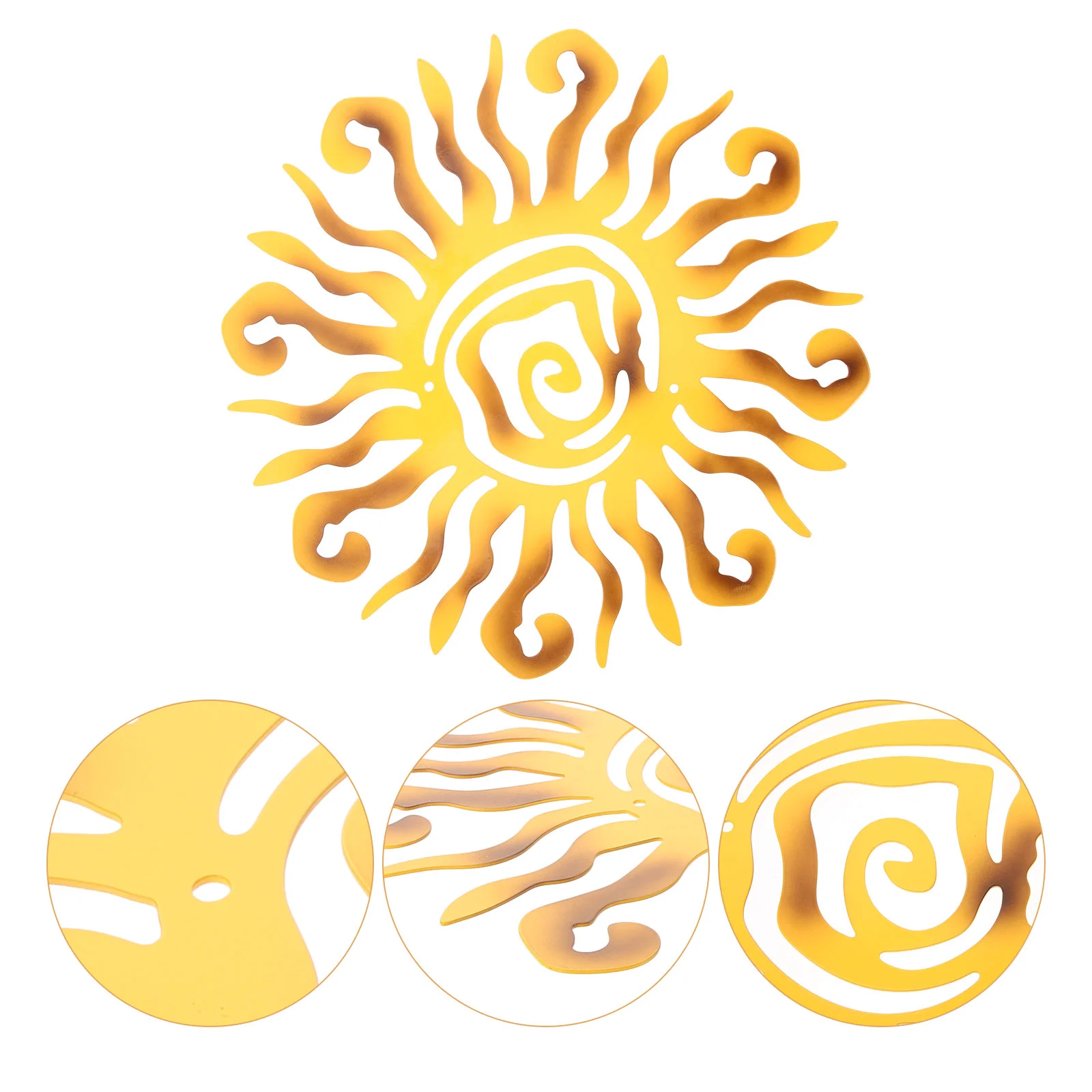 Солнцезащитные поделки железное украшение медальон уличный декор украшения для