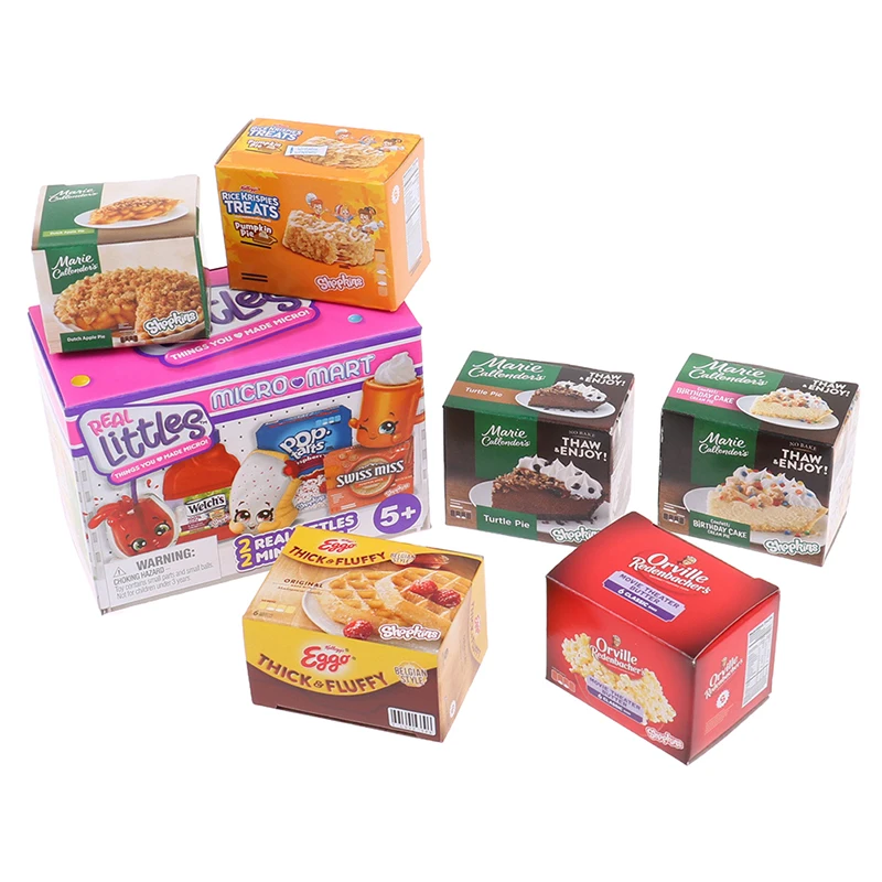 

1:12 Dollhouse Miniture Snack Cracker Packaging Box Play Food Kitchen Toys