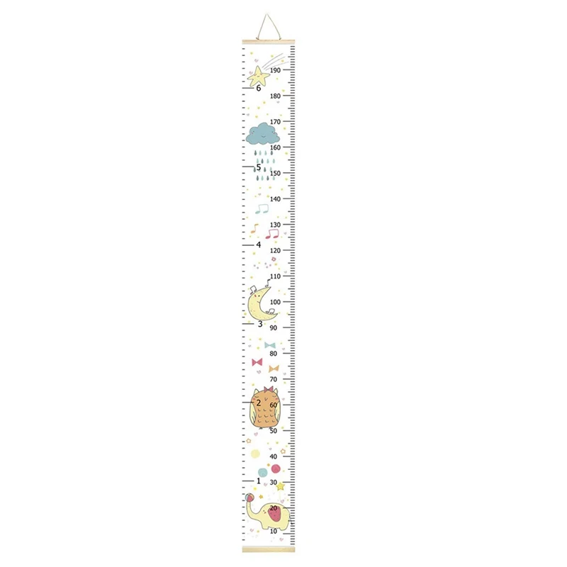 

Hot Baby Growth Chart Ruler For Kids,Removable Height Chart Measurement Wall Decoration For Baby Gift 7.9 Inch X 79 Inch