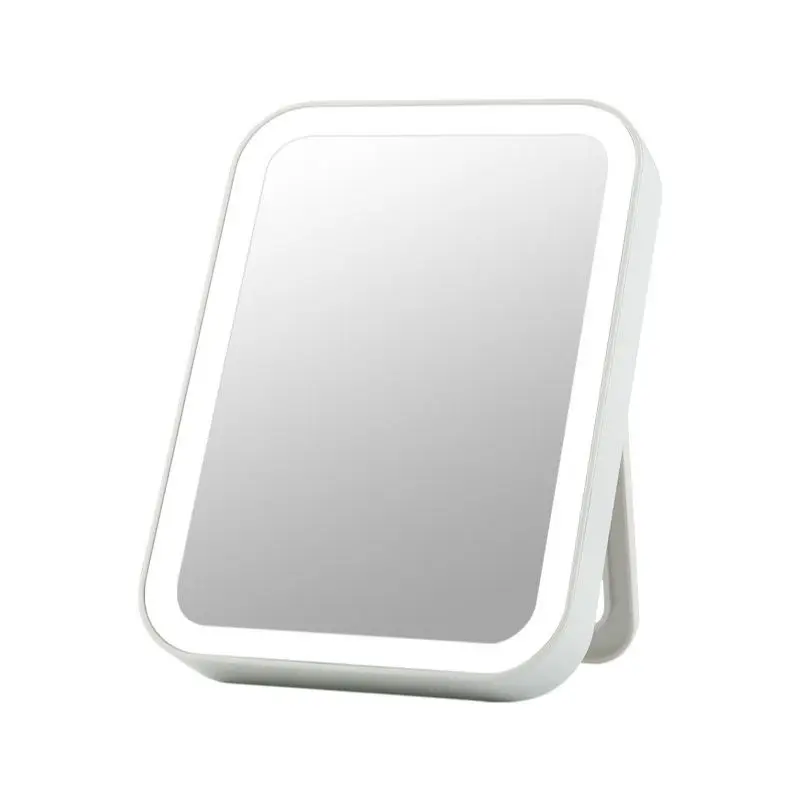 Портативное телескопическое зеркало для макияжа со встроенным датчиком света и