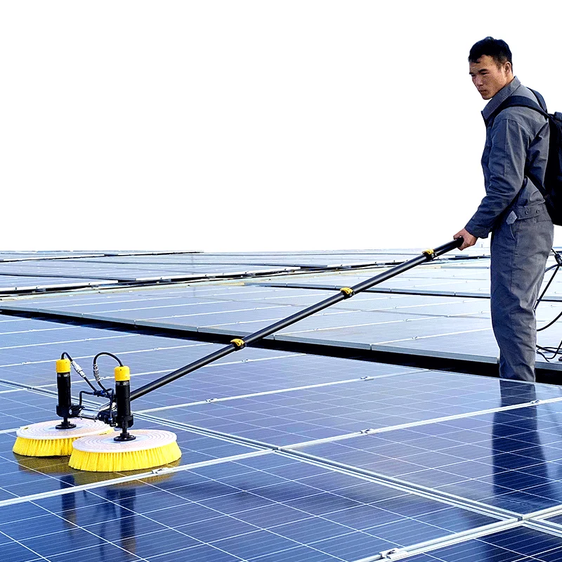 

High quality supplier solar photovoltaic cleaning brush Best Solar Panel Cleaning robots for Sale PV robot Sunnysmiler