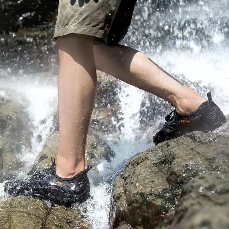 Кроссовки JIEMIAO мужские водные быстросохнущие Сникерсы для восхождения и пешего