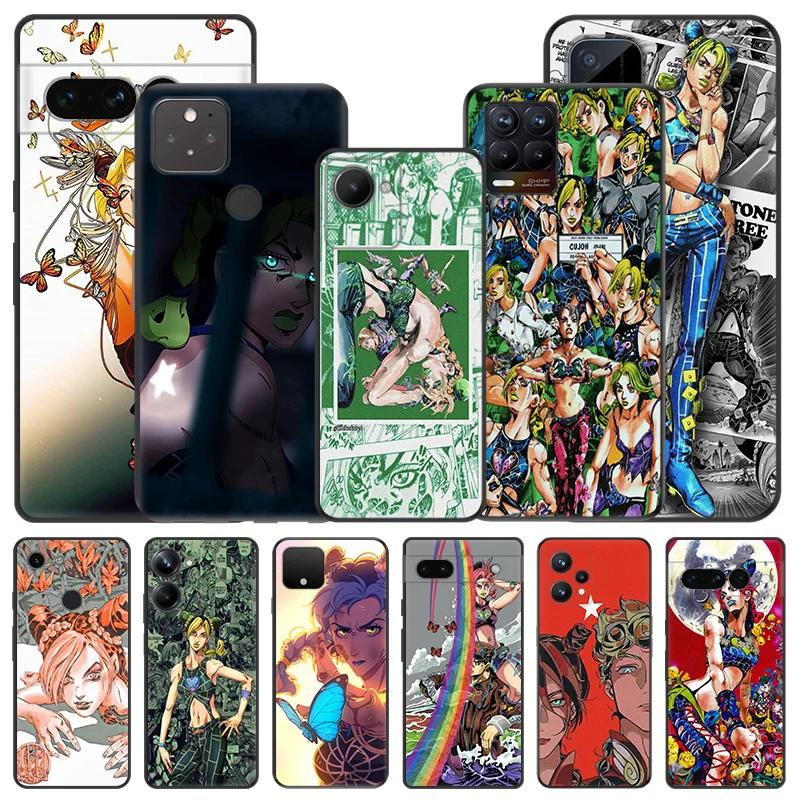 Мягкие чехлы для телефонов Pixel 8a 7a 6a 8 Jolyne Cujoh JoJo's странные приключения Honor X8b X9b 70