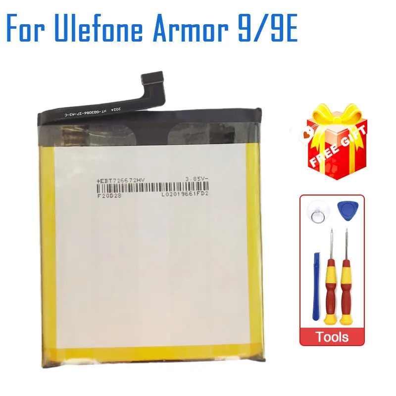 

New Original Ulefone Armor 9 Armor 9E Battery Inner Built Phone Battery Repair Replacement Accessories For Ulefone Armor 9 Phone