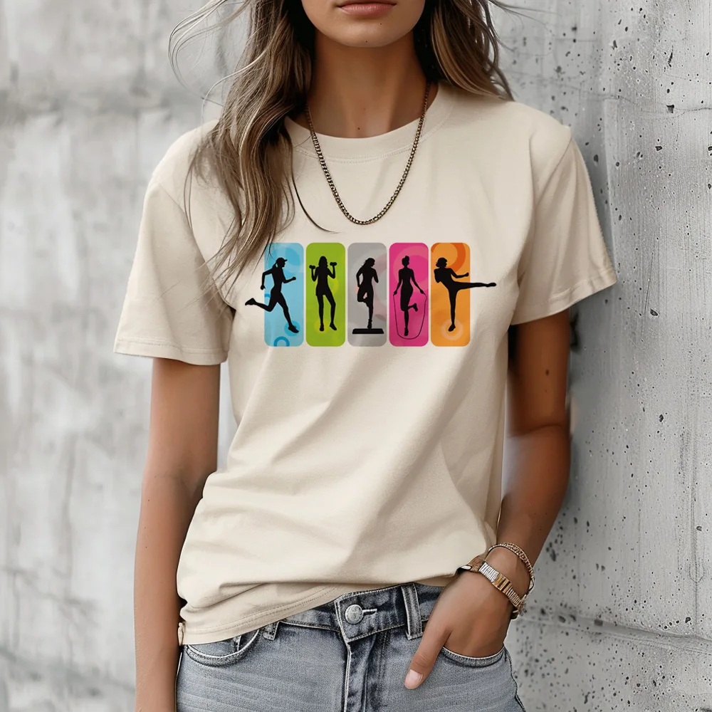 Женская футболка для фитнеса