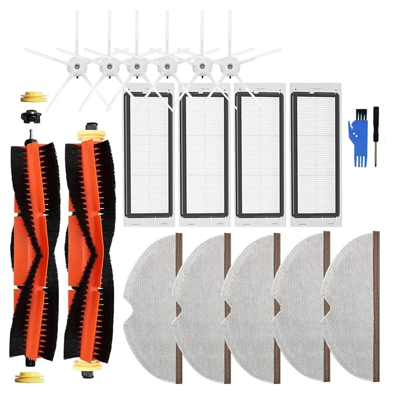 Для Xiaomi Roborock S6 S60 S65 S5 MAX MAXV Pure Робот-пылесос Основная боковая щетка Hepa-фильтр