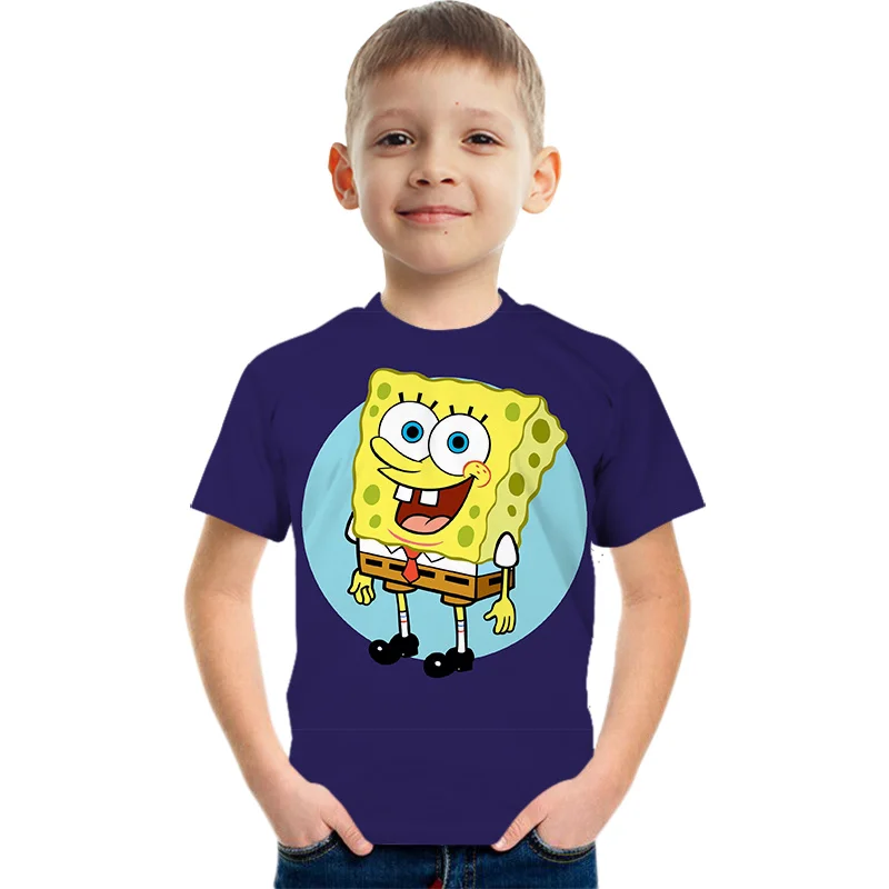 

Boy Cartoon T Shirt Kid 2022 New Summer Fashion Casual Funny For Girl Child T-Shirt Children Clothing Top Anime Clothes 4-14T