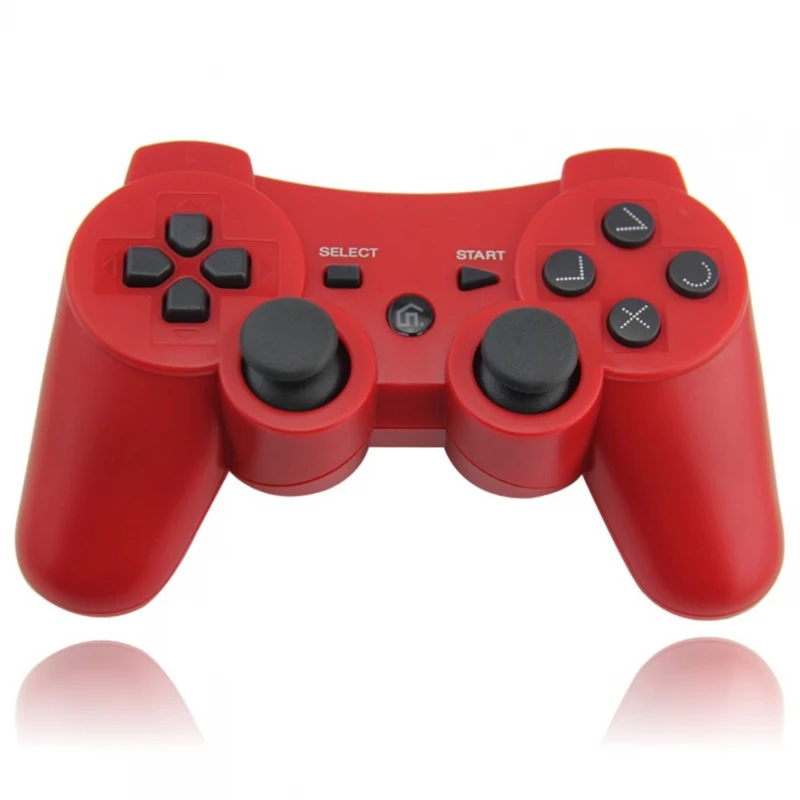 Беспроводной совместимый контроллер для SONY PLAY STATION 3 DUALSHOCK PS3 red # Sony Play Station - купить