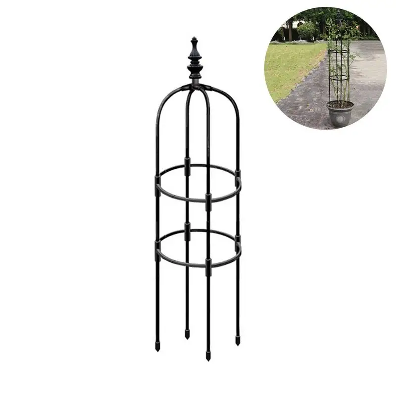 

Garden Trellis For Vegetables Metal Indoor Vine Supports Plant Tower Home Decor For Lawn Porch Balcony Garden Patio For