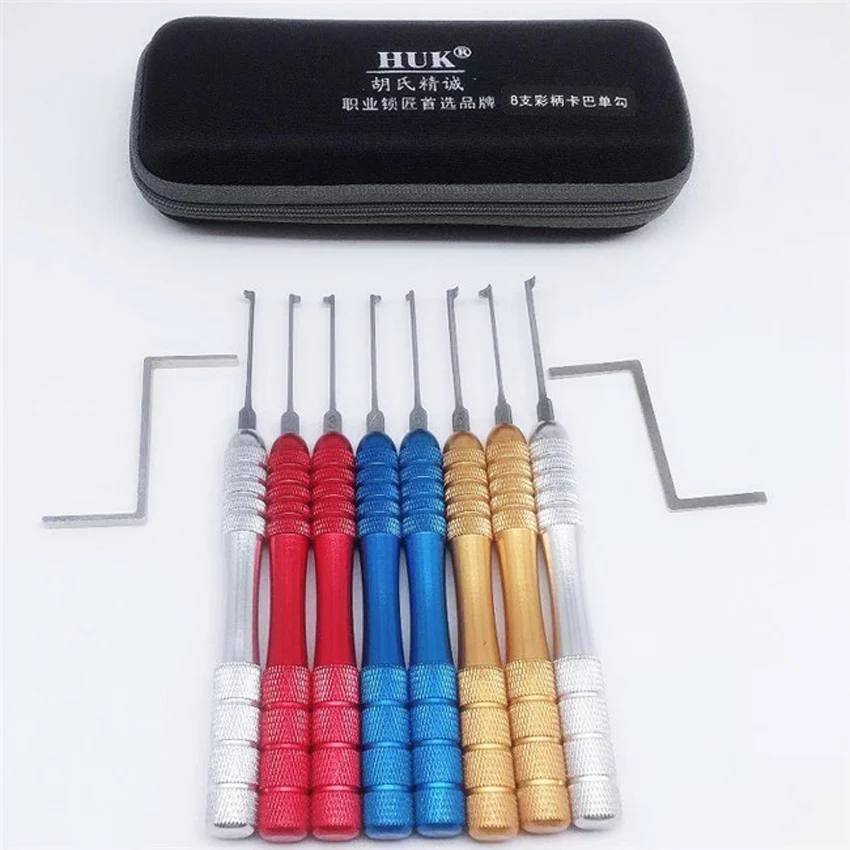 Набор для взлома замков HUK 8+2 шт.