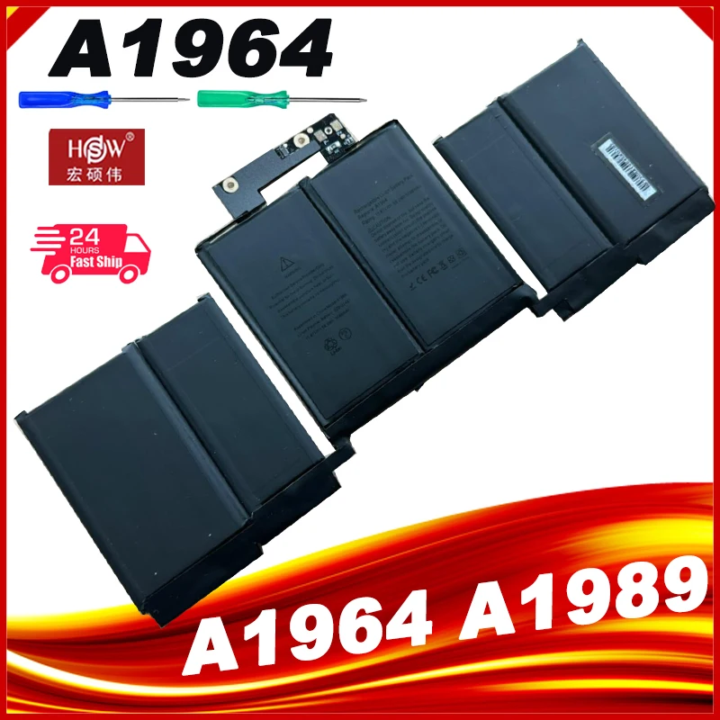 Аккумулятор для ноутбука Apple MacBook Pro 13 дюймов A1989 Mid 11,41 2018 A2251 2019 EMC 2020 3214 020-3358